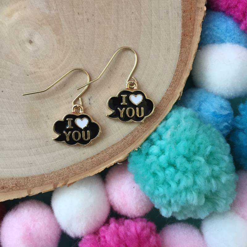 Abstand 50% Rabatt - Liebe Ohrringe Baumeln Kind Kinder Schmuck Kleine Mädchen Tropfen von littlegembabes