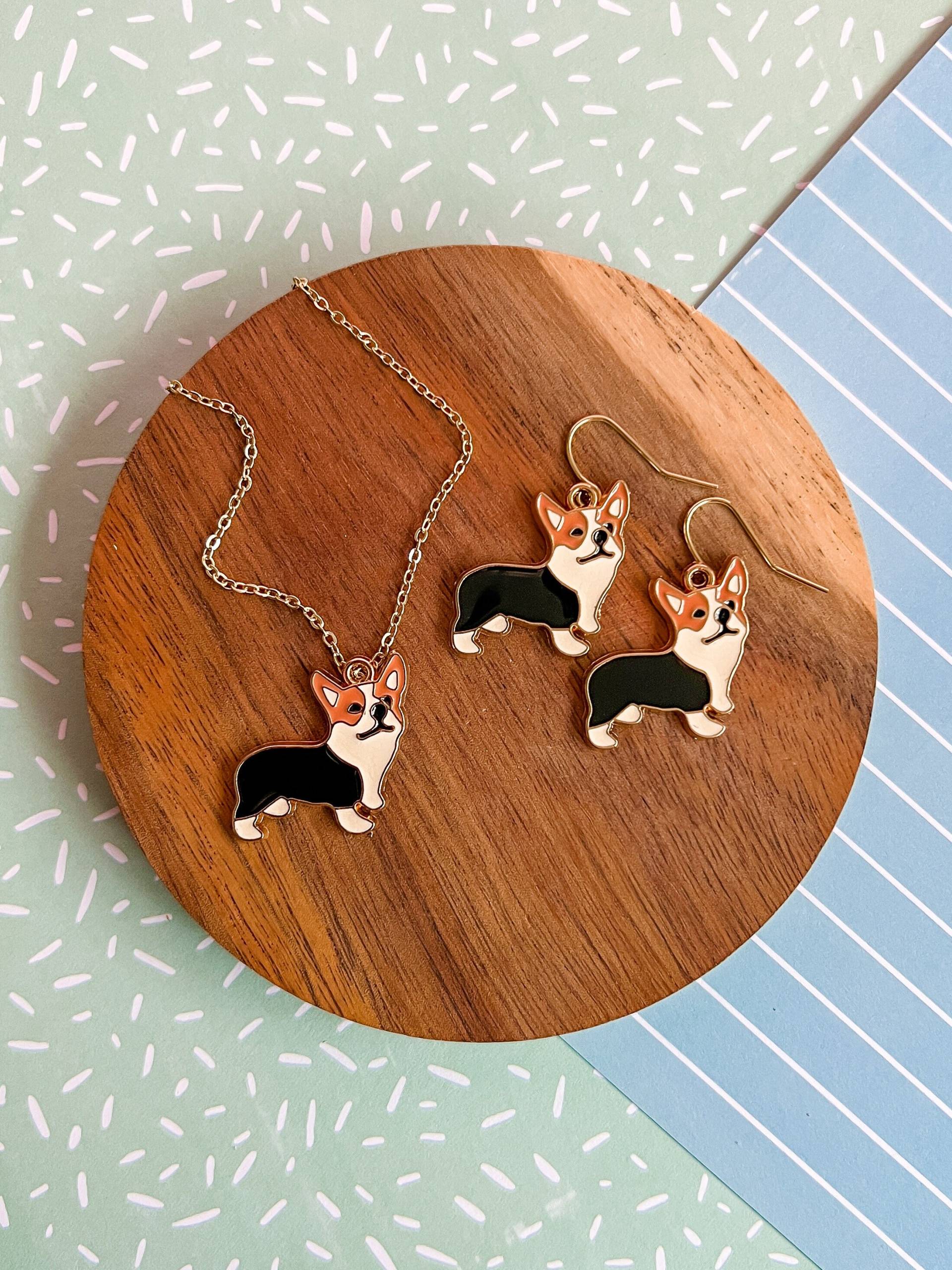 Corgis Clara Halskette - Hunde Schmuck Kinder Mädchen Welpen Charm Geschenk von littlegembabes