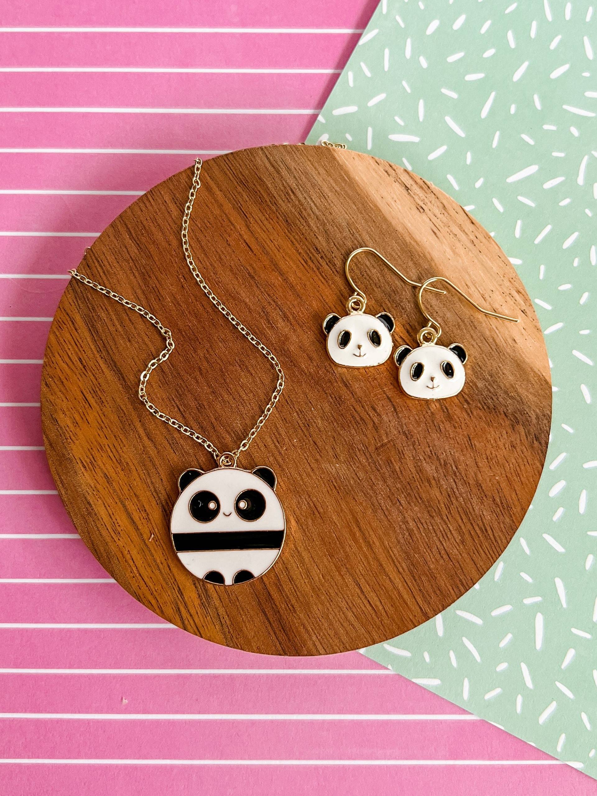 Petunia Der Panda - Halskette Schmuck Kinder Mädchen Tier Charm Geschenk von littlegembabes