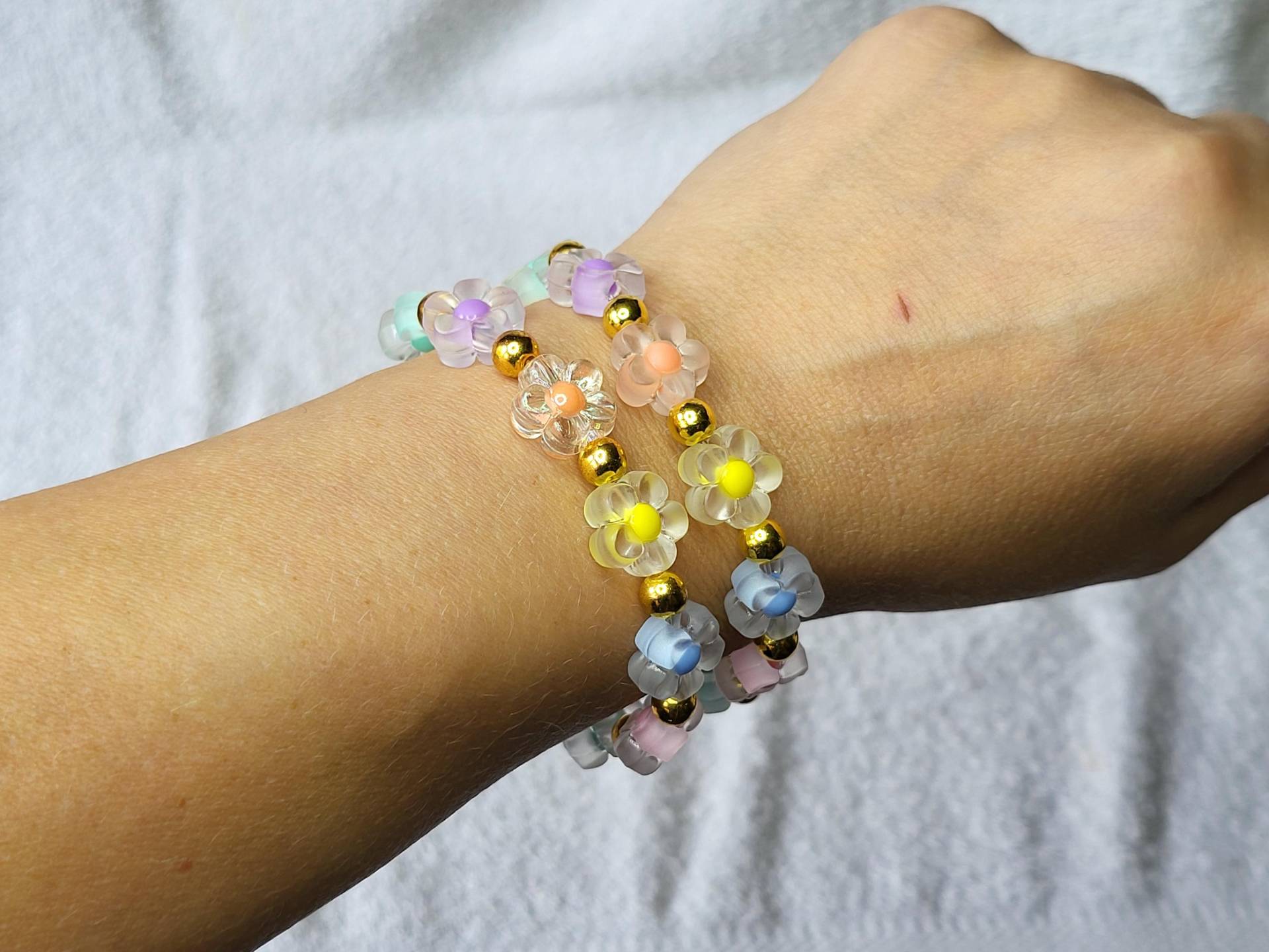 Armband Flower Power Armband Flower Power von littlegiftsbymo
