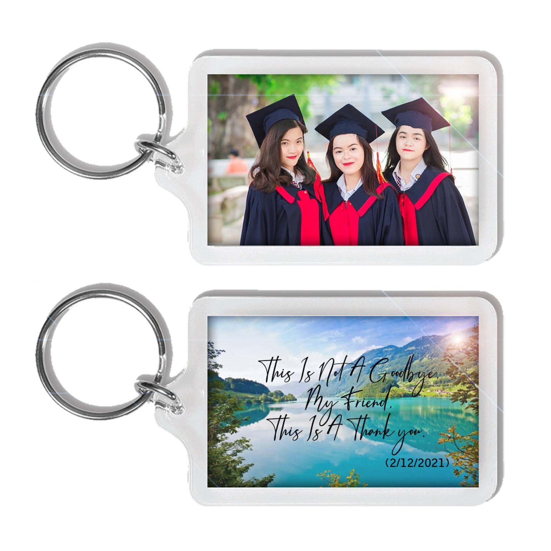 Personalisierter Foto Schlüsselanhänger Rechteck Besonderes Geschenk Für Familie & Freunde Personalisierter Foto Schlüsselanhänger Rechteck Besonderes Geschenk Für Familie & Freunde von littleideastore