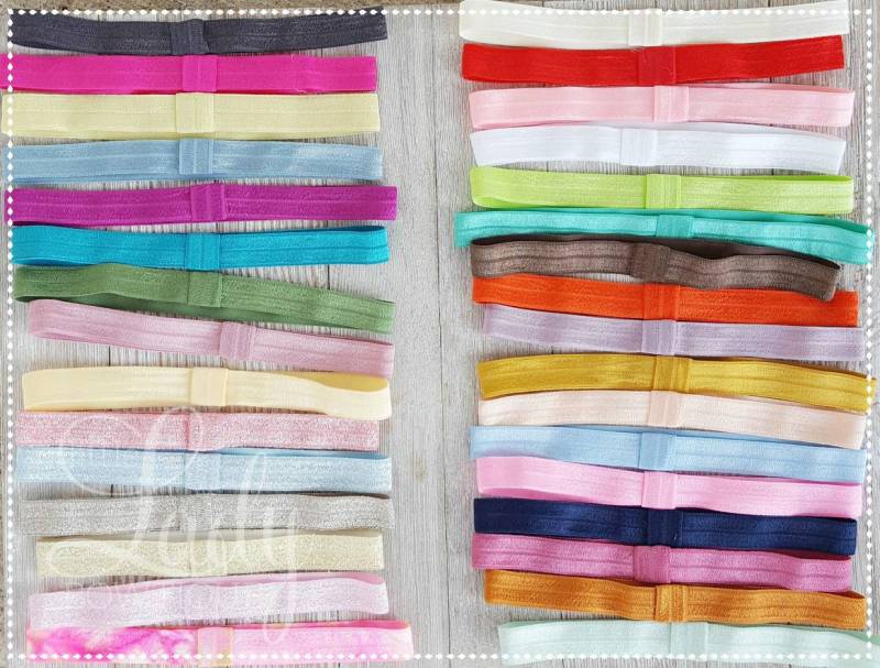 Austauschbare Stretch-Stirnbänder - 2Er-Pack Passend Zu Matilda Jane Plus Standardfarben-Stirnbänder Für Babys-Stirnbandschleifen-Mädchen-Stirnband von littleladybowtique77