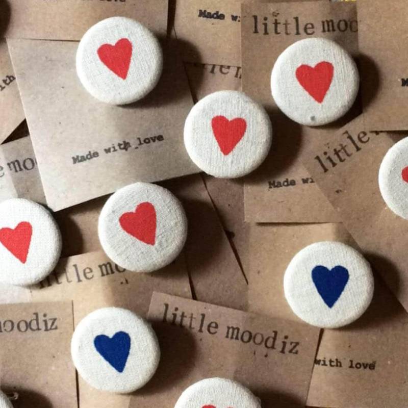 Herzabzeichen von littlemoodiz