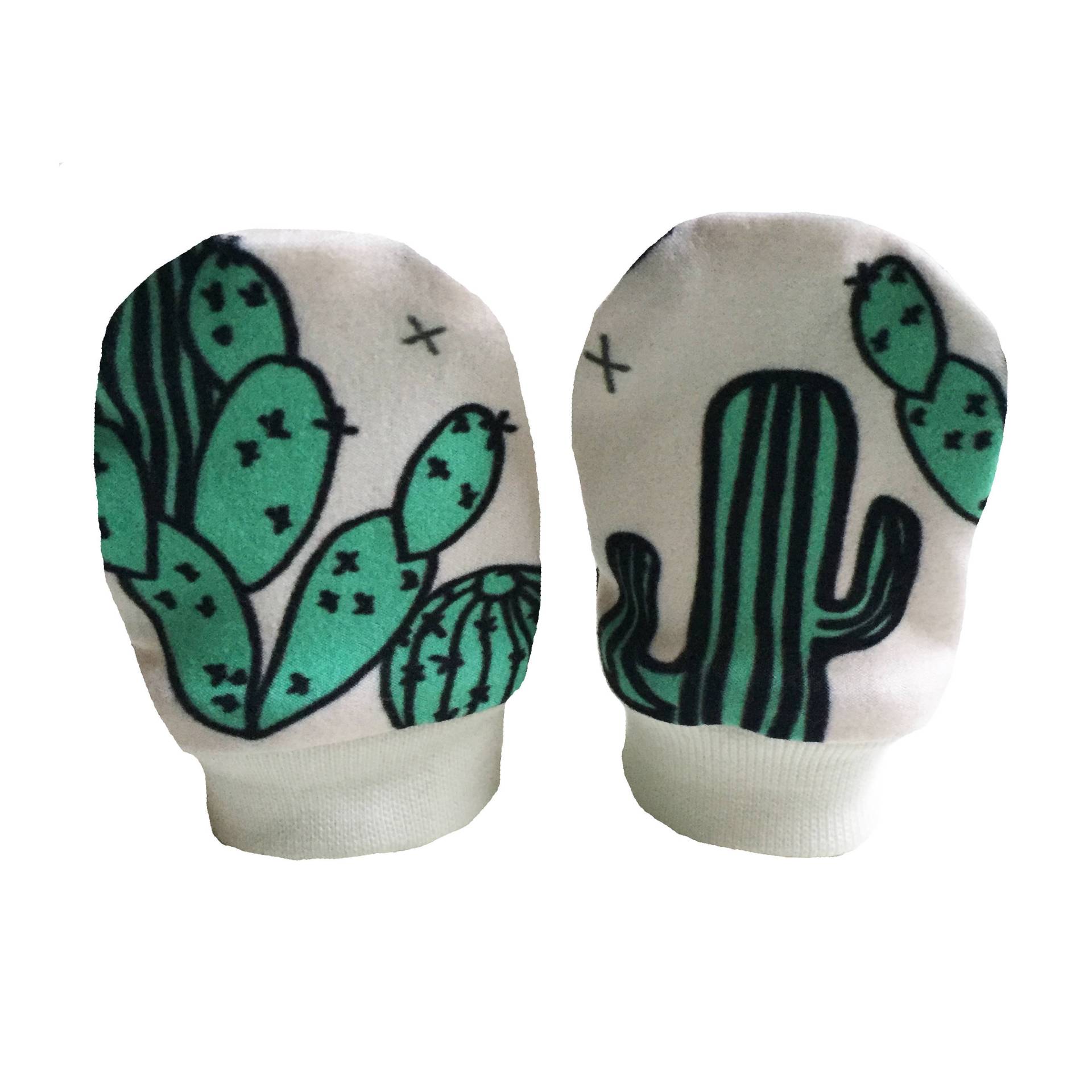 Baby Manschette Kratzer Handschuhe, Kaktus, Fäustlinge, Bleiben Sie Auf Super Weich Neues Geschenk von littlepatternhouse