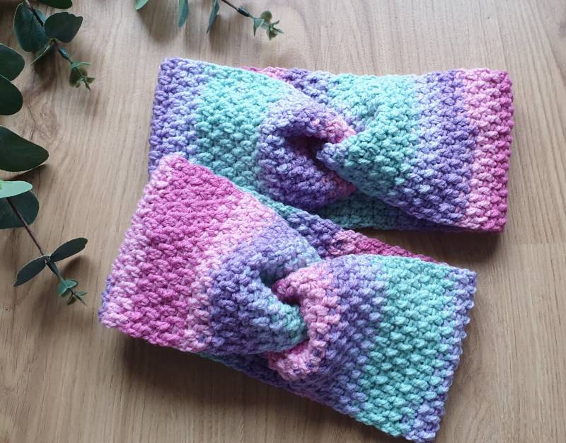 stirnband, Gehäkelt stirnband, Gehäkelt von littlepenguinbySE