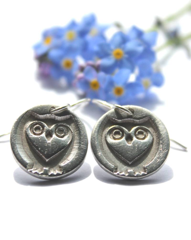 Eulen Ohrringe, Eulenohrringe, Eulenohrringe Eulen Ohrringe, Eulenohrringe, Eulenohrringe von littlesilverhedgehog