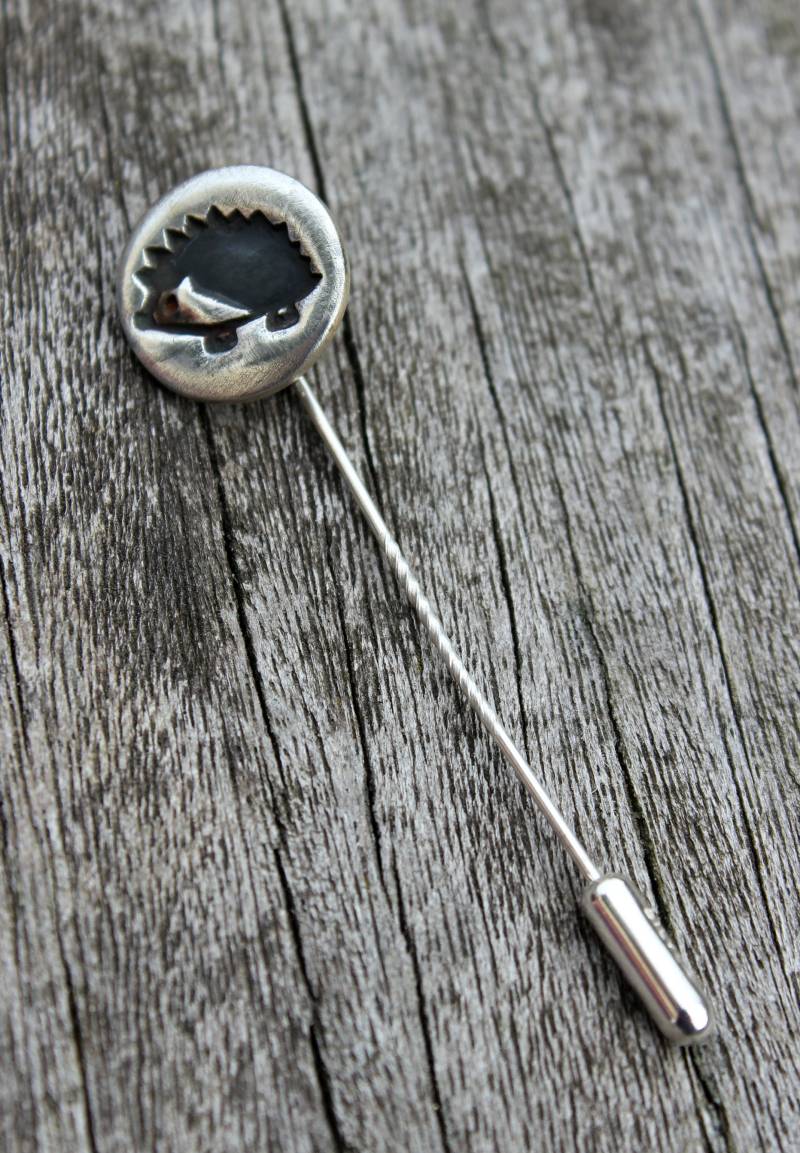 Igel Pin, Brosche, Hutnadel, Silber Wildtier Mann Geschenk, Sterling Krawattennadel Igel Pin, Brosche, Hutnadel, Silber Wildtier Mann Geschenk, Sterling Krawattennadel von littlesilverhedgehog