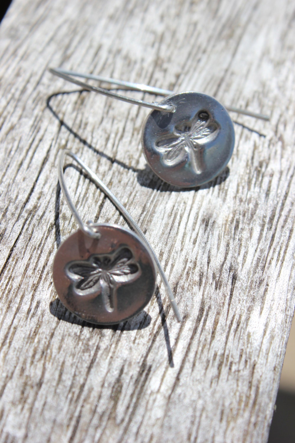 Libelle, Libelle Schmuck, Sommer Sterling Silber Ohrringe von littlesilverhedgehog