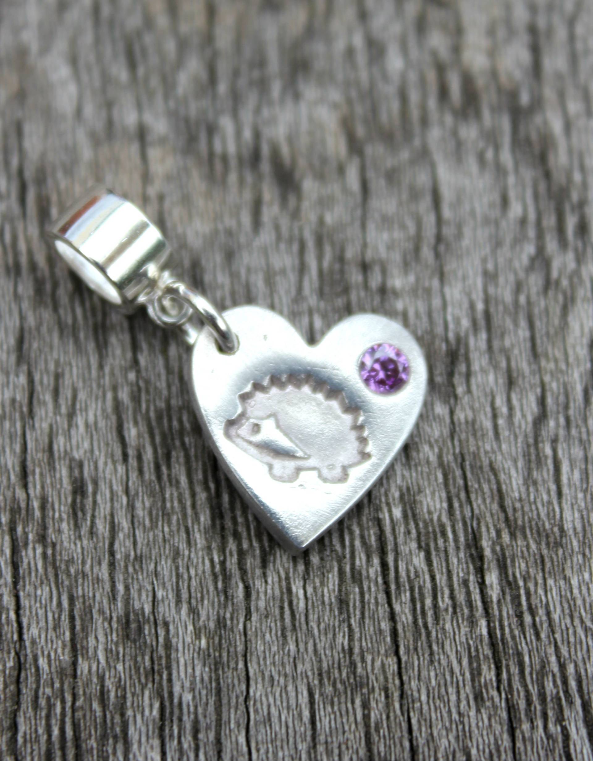 Pandora Charm, Igel Charm von littlesilverhedgehog