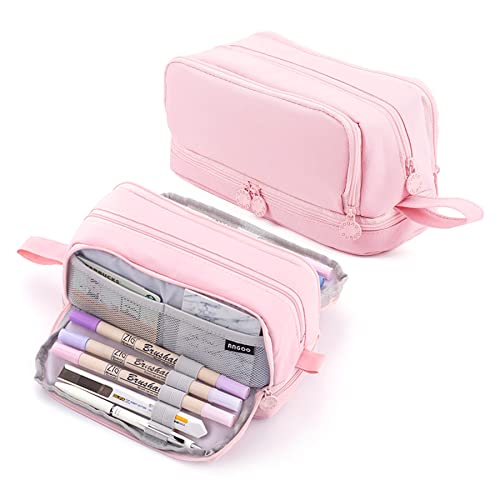 liupmeg Federmäppchen,4 Fächer Pencil Cases,Mäppchen Mädchen Teenager,Große Kapazität Federmäppchen,Pencil Case,Langlebig Federtaschen,Mäppchen Reißverschluss,Mädchen Mäppchen,Tasche Perfekt von liupmeg