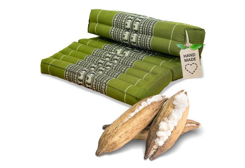 livasia Stützkissen Stützkissen faltbar, vegan und handgefertigt, 72x50x12cm, Kapok livasia Stützkissen Stützkissen faltbar, vegan und handgefertigt, 72x50x12cm, Kapok von livasia
