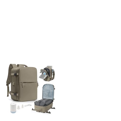livbote Vakuum Rucksack Handgepäck Flugzeug mit Vakuumpumpe Vacuum Backpack Travel Airbag Rucksack für Damen & Herren Vacpack Tasche Reiserucksack mit Vakuumsystem -Braun livbote Vakuum Rucksack Handgepäck Flugzeug mit Vakuumpumpe Vacuum Backpack Travel Airbag Rucksack für Damen & Herren Vacpack Tasche Reiserucksack mit Vakuumsystem -Braun von livbote