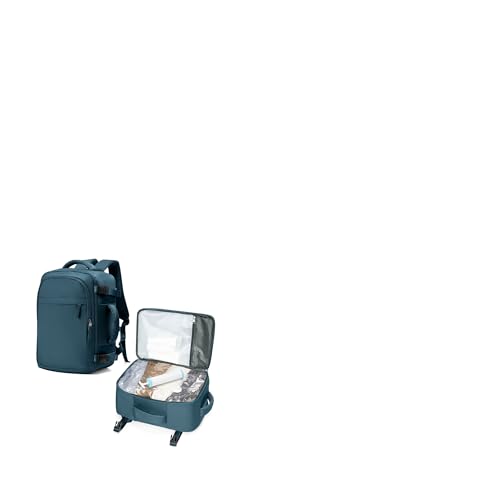 livbote Vakuum Rucksack Reiserucksack Handgepäck Flugzeug Ryanair Handgepäck Rucksack 40x20x25 cm für Damen & Herren Travel Backpack mit Vakuumbeutel und Handpumpe, Pfauenblau livbote Vakuum Rucksack Reiserucksack Handgepäck Flugzeug Ryanair Handgepäck Rucksack 40x20x25 cm für Damen & Herren Travel Backpack mit Vakuumbeutel und Handpumpe, Pfauenblau von livbote