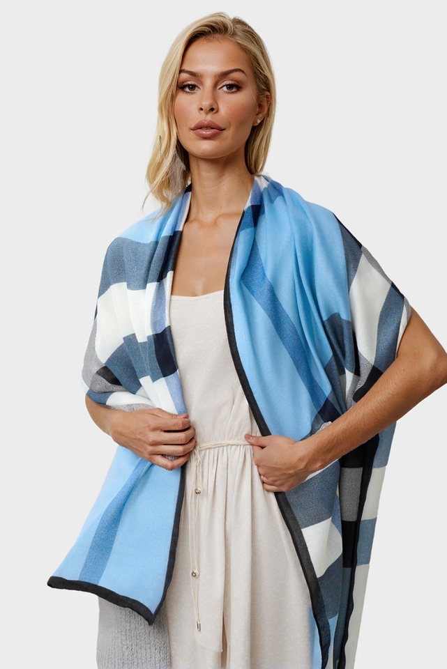 livessa Modeschal Damen Schal leicht & weich – Muster, Blumen, Blätter, Punkte, 100% Polyester – leicht, weich, formstabil von livessa