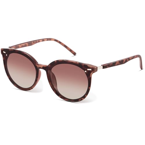 livho Sunglasses Yellow Tortoise Frame/Gradient Brown Lens DK006 von livho