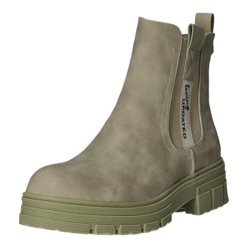 living Updated Schlupf-/Reißverschlußstiefelette Kaltfutter bis 35mm Absatz (casual) 8238-2-GR von living Updated