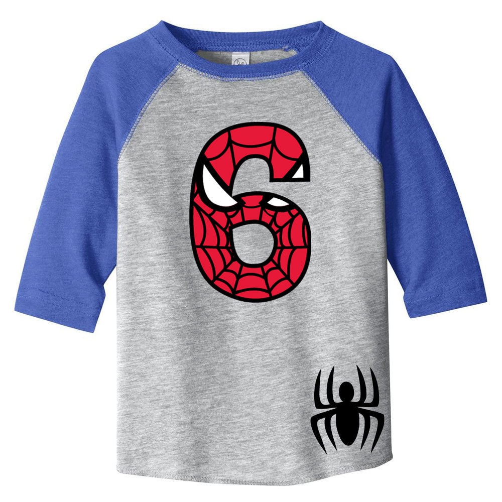 Spinnen-Geburtstags-Raglan-Shirt Mit Individuellem Namen Spinnen-Geburtstags-Raglan-Shirt Mit Individuellem Namen von livinginchaoss