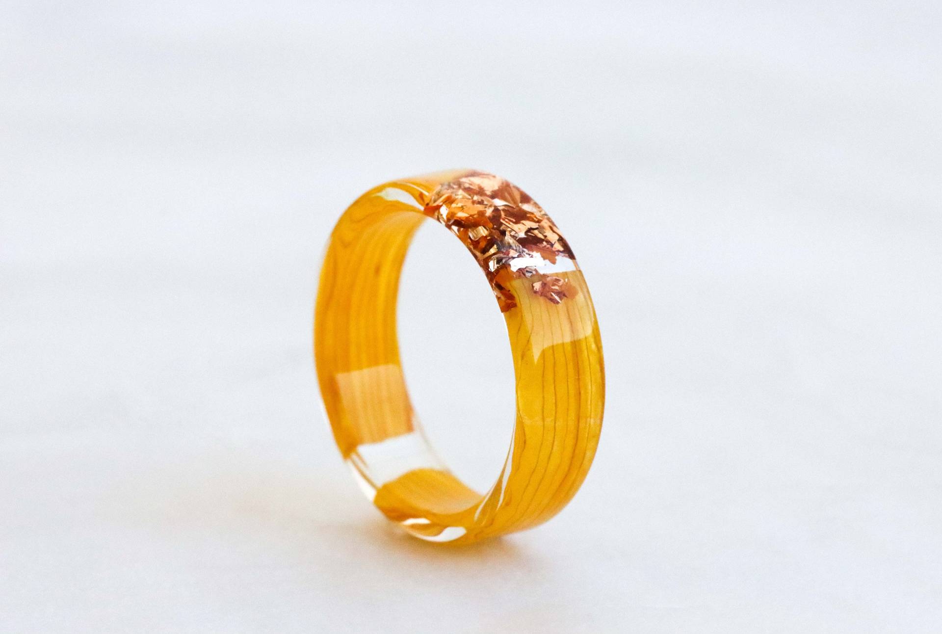 Sonnenblume Harz Ring, Natur Inspirierter Ring Mit Echten Blütenblättern Im Inneren, Handgemachter Muttertagsgeschenk von livinlovin