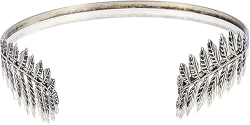 Blattgold-Brautkopfschmuck – Verstellbare Göttinnenkrone mit zartem Metallblatt-Design, eleganter Hochzeits-Haarschmuck für Frauen (1 PCS-Sliver) von ljhjdkxf