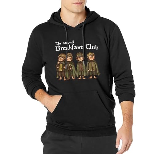 lluvia The Second Breakfast Club Mens Cotton Soft Hoodys Hoodys M von lluvia