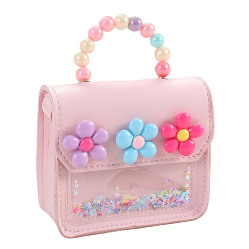 lmoikesz Kreative süße Blumen Kinder Messenger Bag Geschenk für Tochter Geburtstag oder ersten Tag in der Schule PU, Typ+1 von lmoikesz