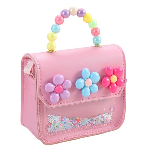 lmoikesz Kreative süße Blumen Kinder Messenger Bag Geschenk für Tochter Geburtstag oder ersten Tag in der Schule PU, Typ+3 von lmoikesz
