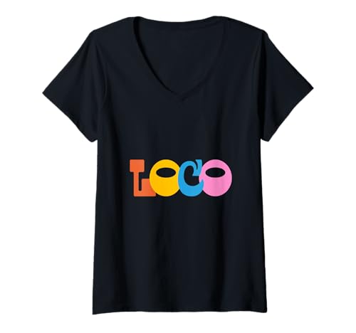 Damen Ich Sehe aus wie verrückt T-Shirt mit V-Ausschnitt Damen Ich Sehe aus wie verrückt T-Shirt mit V-Ausschnitt von loco guy loco life