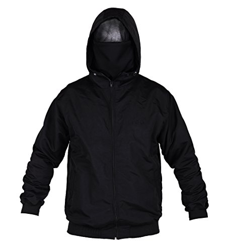 Ultras Hooligan ACAB Riot Zipperjacke mit eingearbeiteter Sturmhaube L1 (L) von LOCO