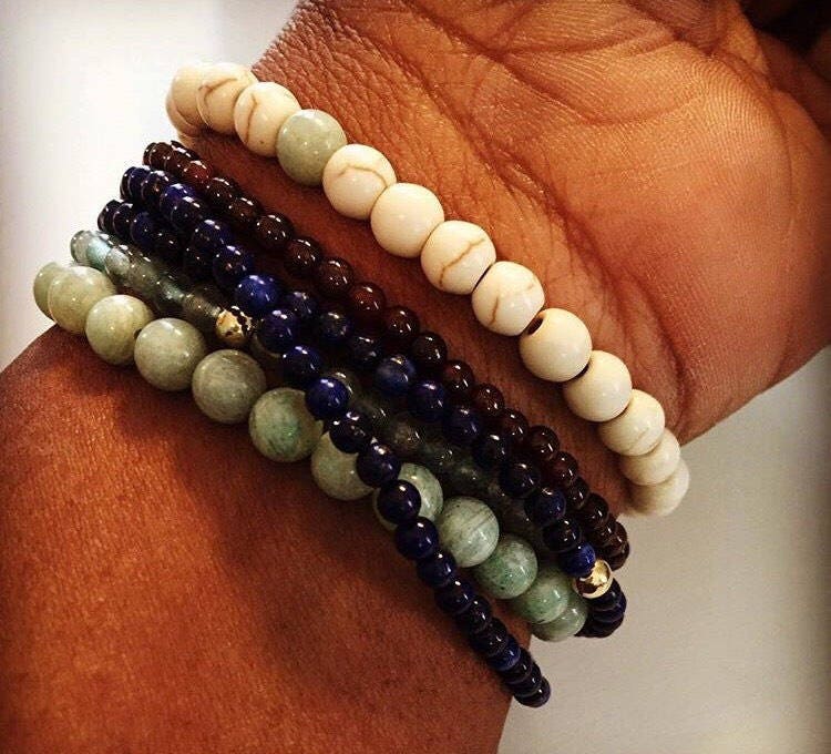 Perlen Edelstein Armbänder Perlen Edelstein Armbänder von locrocks