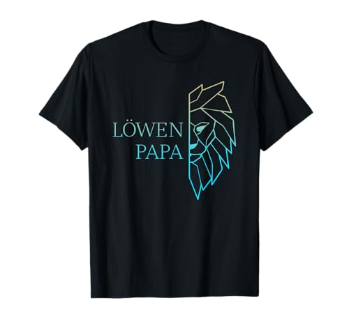 löwen papa T-Shirt - Herren - Unisex-Erwachsene - Schwarz - S - Kurzarm - Cartoon - Vatertag löwen papa T-Shirt - Herren - Unisex-Erwachsene - Schwarz - S - Kurzarm - Cartoon - Vatertag von löwen papa shirt löwenpapa shirt