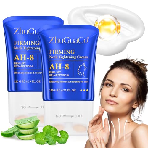 AH-8 Firming Neck Cream,Straffende anhebende Hals-Cremes zum Festziehen der feuchtigkeitsspendenden Haut mit Massagerolle, AH-8 Nackencreme für Crepey Haut, Hydrating für Männer und Frauen AH-8 Firming Neck Cream,Straffende anhebende Hals-Cremes zum Festziehen der feuchtigkeitsspendenden Haut mit Massagerolle, AH-8 Nackencreme für Crepey Haut, Hydrating für Männer und Frauen von lofuanna