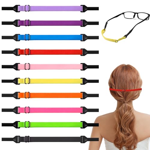 loghohu 10 Stück Brillenband Sport,Brillenband Herren Verstellbarer Brillen Halteriemen Anti Rutsch Brillenriemen Brillen Halteseil Sport Brillenriemen für Männer Frauen Kinder loghohu 10 Stück Brillenband Sport,Brillenband Herren Verstellbarer Brillen Halteriemen Anti Rutsch Brillenriemen Brillen Halteseil Sport Brillenriemen für Männer Frauen Kinder von loghohu