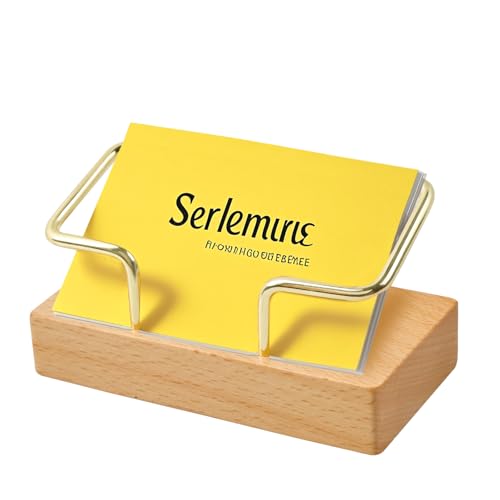 loghohu Visitenkartenhalter Holz von loghohu