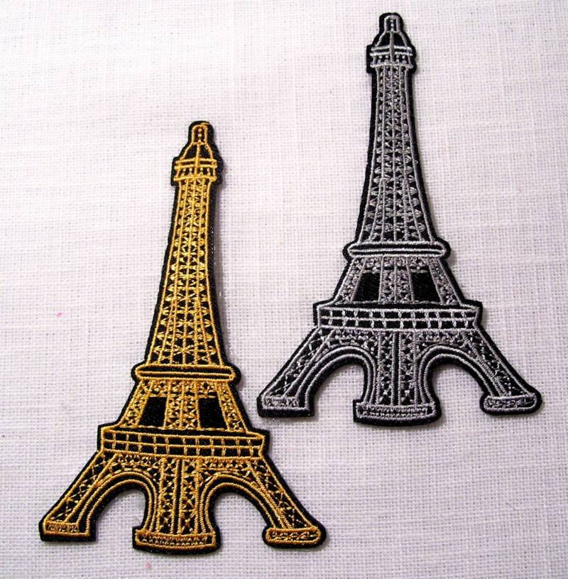 Eiffelturm Paris - Bestickter Aufnäher Zum Aufbügeln 6, 5 X 10 cm Modell Ihrer Wahl Eiffelturm Paris - Bestickter Aufnäher Zum Aufbügeln 6, 5 X 10 cm Modell Ihrer Wahl von loisirsetpassion