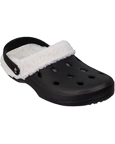 loki Grizzly Unisex Clogs mit weichem Innen-Futter I Bequeme Pantoffeln für Damen und Herren I Ganzjahres-Schuh Dank herausnehmbarem Futter I Größe: 40, Farbe: Schwarz von loki