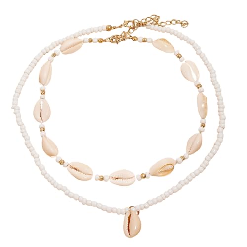 Boho Muschelkette Damen Set 2 Stück Muschel Kette Natürliche Muschel Halskette Sommer Schmuck Geschenk Boho Shell Halsketten Muschelschmuck Strand Accessoires Geburtstagsgeschenk für Frauen Mädchen Boho Muschelkette Damen Set 2 Stück Muschel Kette Natürliche Muschel Halskette Sommer Schmuck Geschenk Boho Shell Halsketten Muschelschmuck Strand Accessoires Geburtstagsgeschenk für Frauen Mädchen von lokxmve
