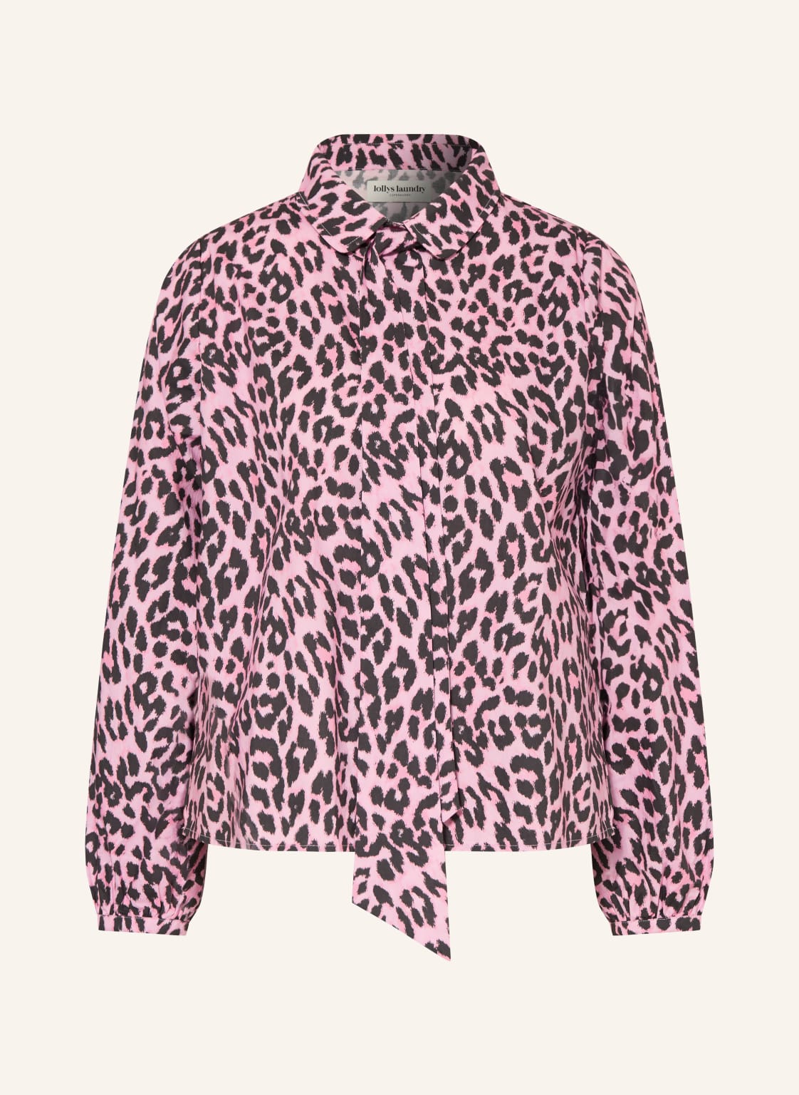Lollys Laundry Hemdbluse Elliell Mit Abnehmbarer Schluppe rosa von lollys laundry