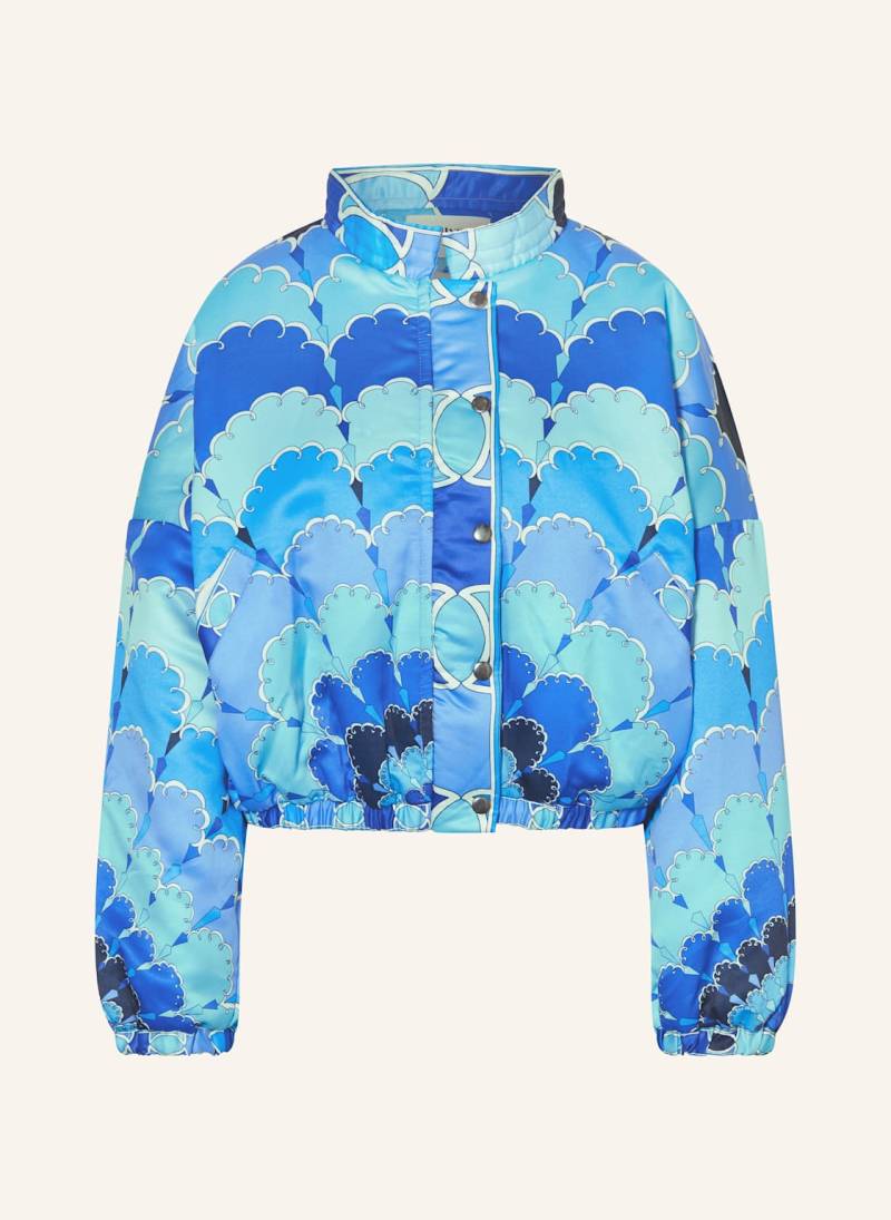 Lollys Laundry Satinblouson blau von lollys laundry