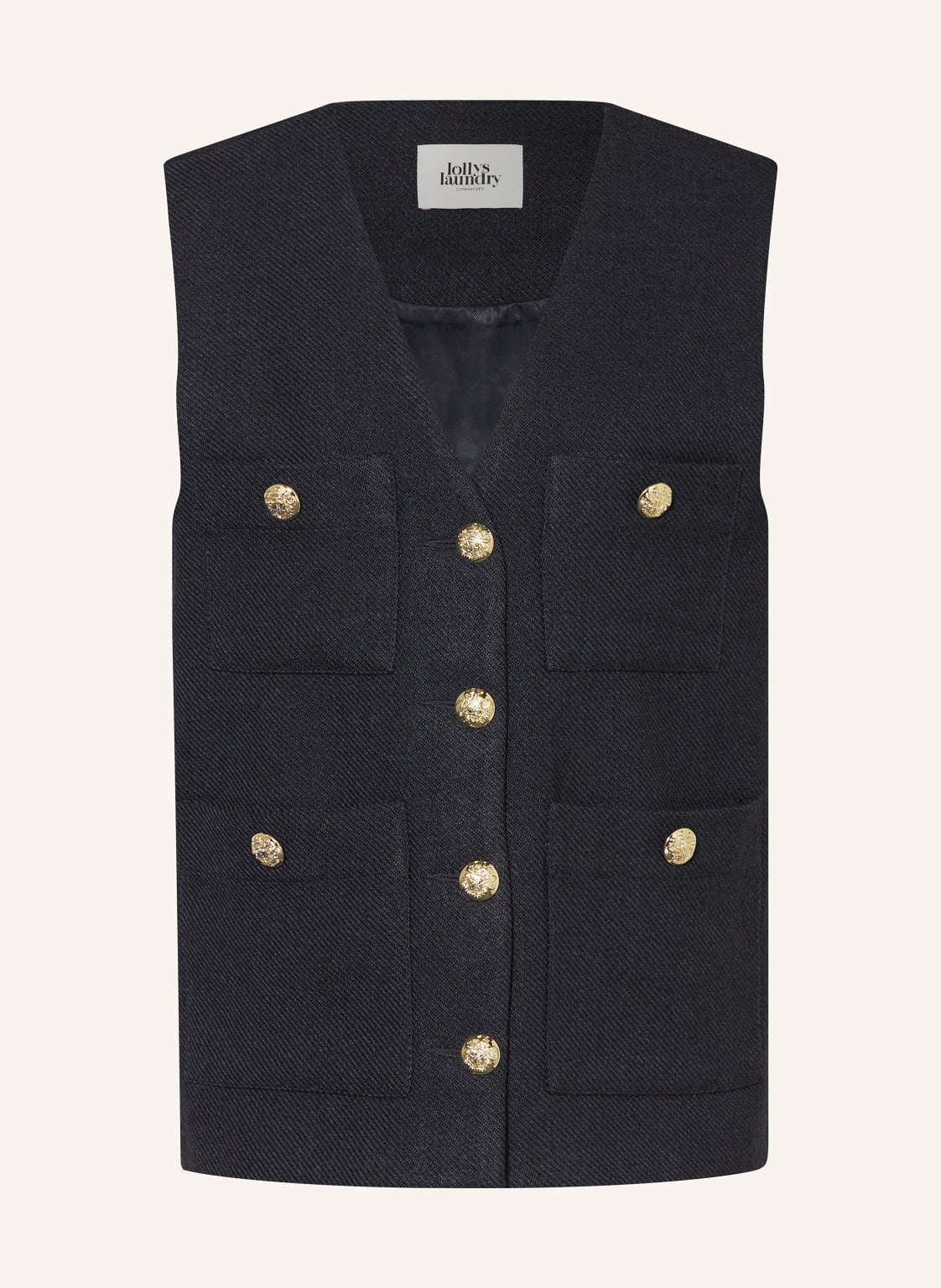 Lollys Laundry Weste Edel blau von lollys laundry