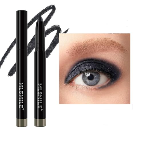 Eyeshadow Stick Highlighter-Lidschattenstift, Hochpigmentierte Creme,Eyeliner,Schimmernder drehbarer Lidschattenstift, Lang haftender, wasserfester Lidschatten Makeup Pen Werkzeug (#8) von longyier