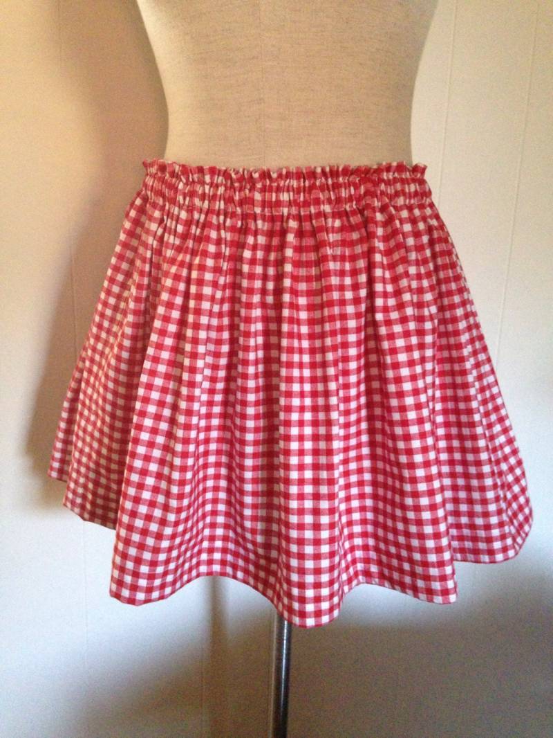 Rotkäppchen Gingham Erwachsenen Rock von lookatmybooties