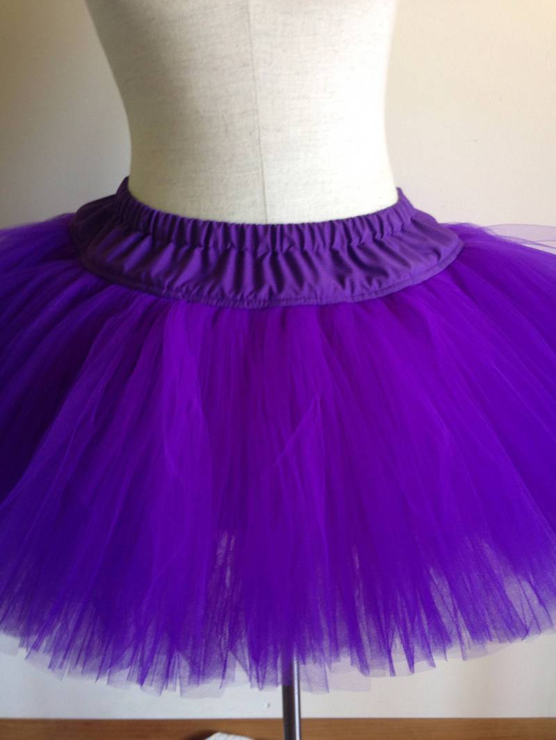 Tüll Tutu Für Erwachsene Benutzerdefinierte Farbe Stoffbund | 78-100 cm Taille von lookatmybooties