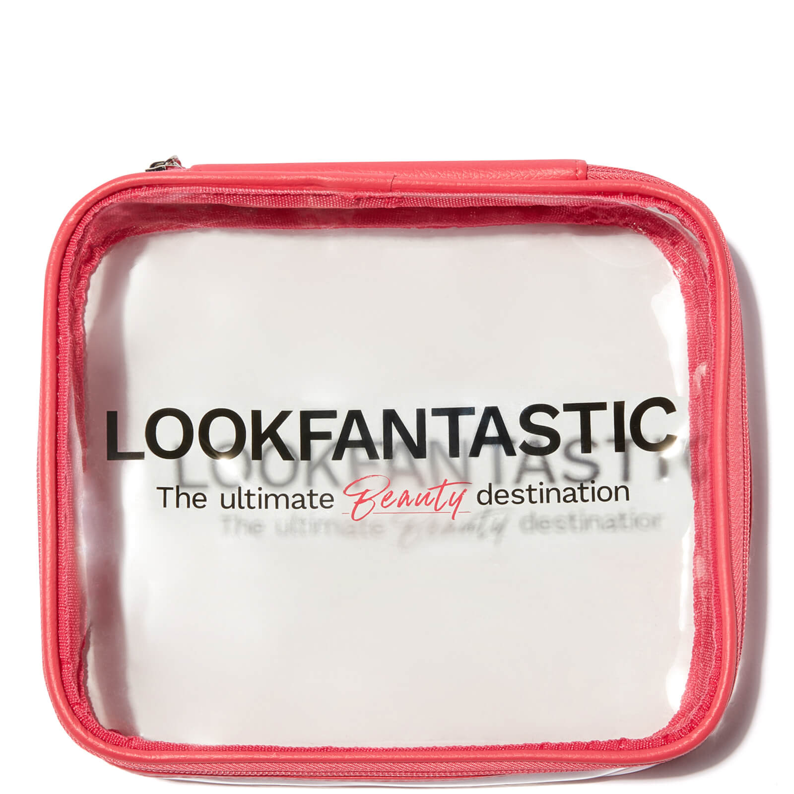LOOKFANTASTIC Clear Travel Bag - Pink von lookfantastic