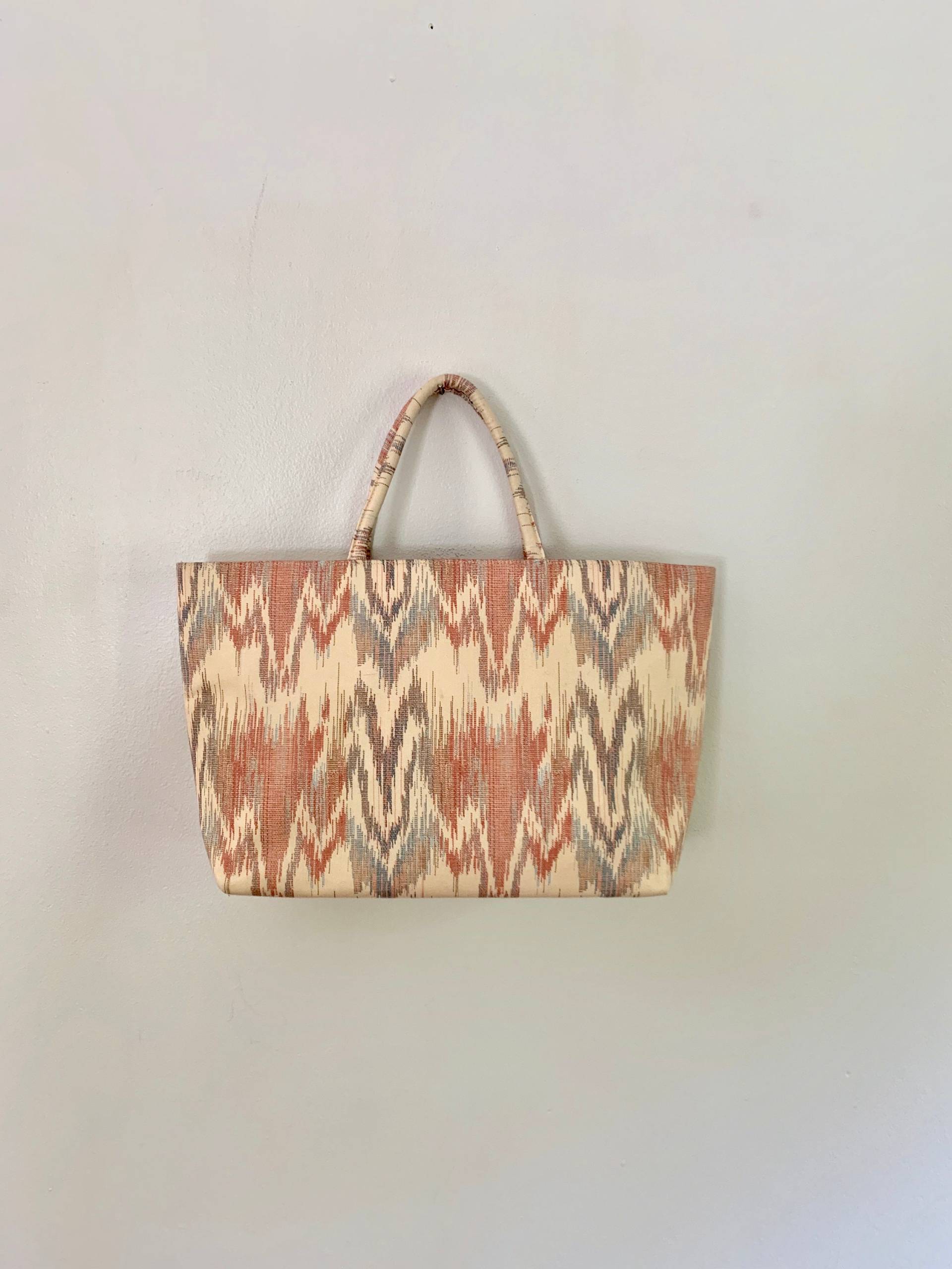 1960Er Jahre Margaret Smith Stoff Handtasche Tote 1960Er Jahre Margaret Smith Stoff Handtasche Tote von looseendsvintage