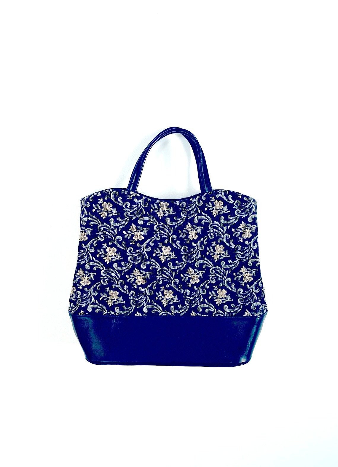 60Er Jahre Schwarze Gobelin Handtasche 60Er Jahre Schwarze Gobelin Handtasche von looseendsvintage