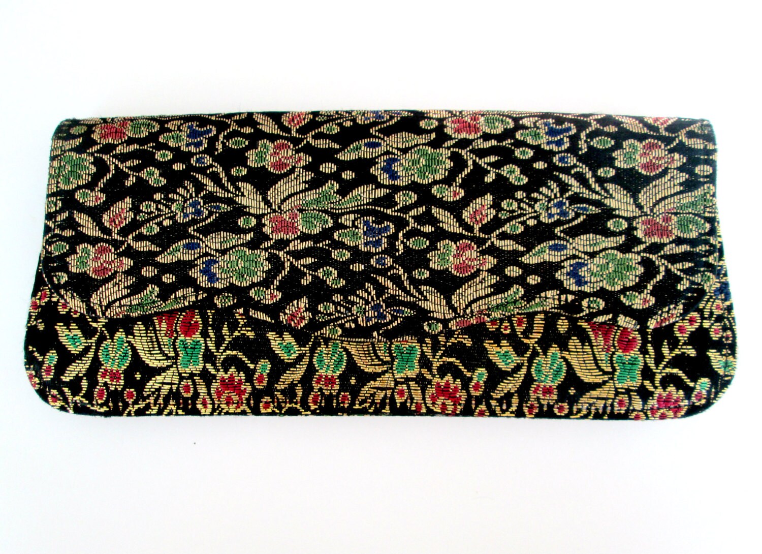 Gold Brokat Umschlag Clutch Abendtasche/Vintage Antik Handriemen Geldbörse Gold Brokat Umschlag Clutch Abendtasche/Vintage Antik Handriemen Geldbörse von looseendsvintage