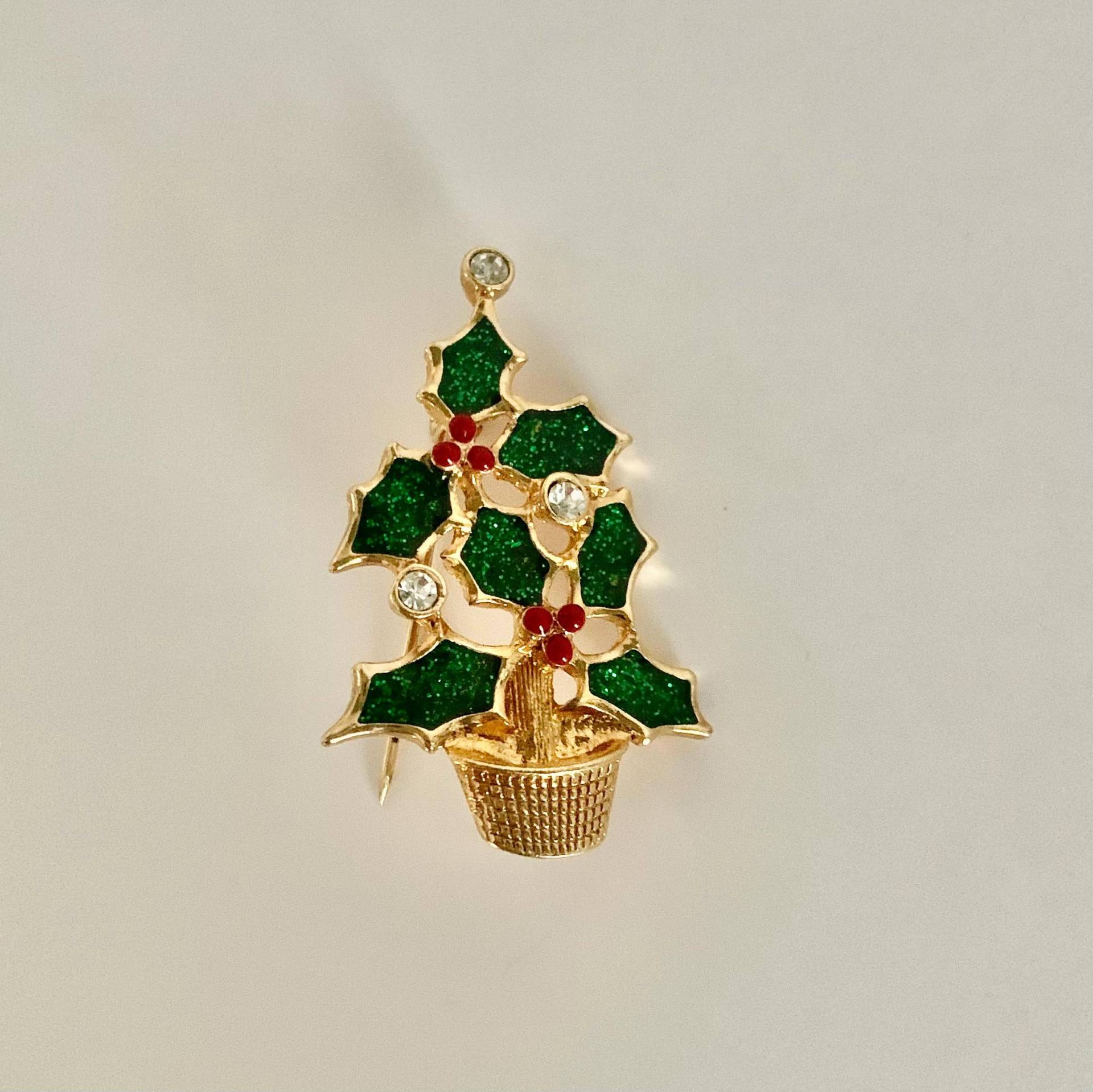 "Weihnachts-Brosche "Holly Berry Tree" Vintage Avon Urlaub Pin." "Weihnachts-Brosche "Holly Berry Tree" Vintage Avon Urlaub Pin." von looseendsvintage