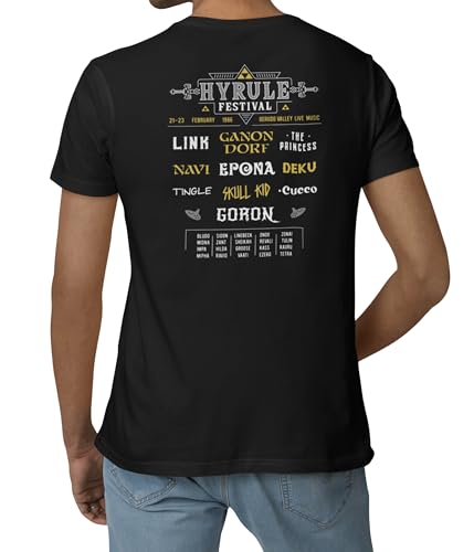 lootchest - Hyrule Festival - Herren T-Shirt 3XL - schwarz lootchest - Hyrule Festival - Herren T-Shirt 3XL - schwarz von lootchest