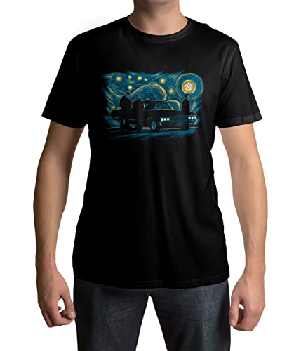 lootchest - Supernatural Night - Herren T-Shirt L - schwarz von lootchest
