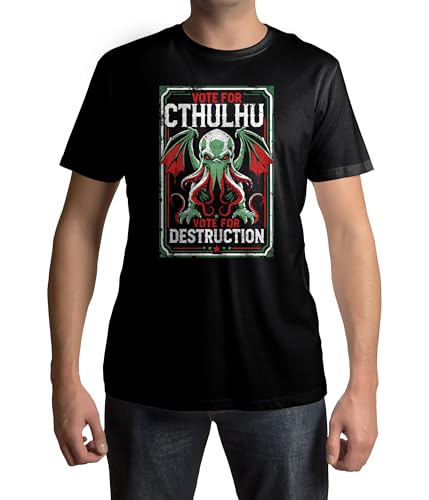lootchest - Vote for Cthulhu - Herren T-Shirt XXL - schwarz von lootchest